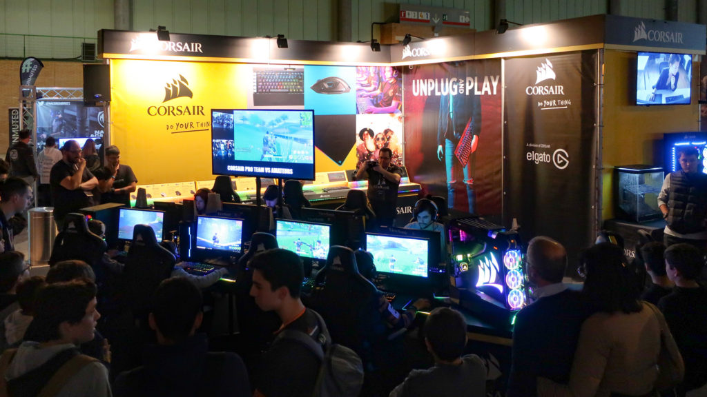 stand corsair en dreamhack sevilla 2018