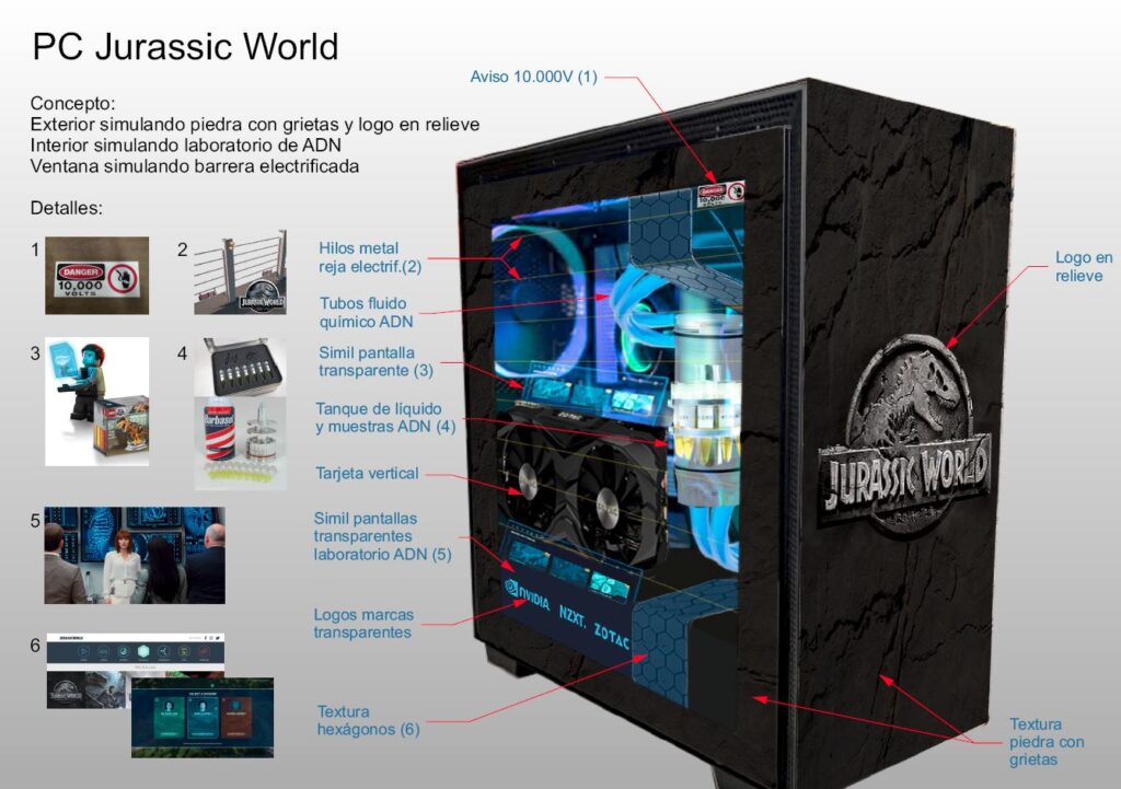 Proyecto PC de Jurassic World by FutureXP
