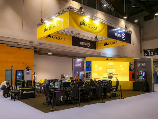 Stand Corsair en Madrid Games Week 2019 by Future Works