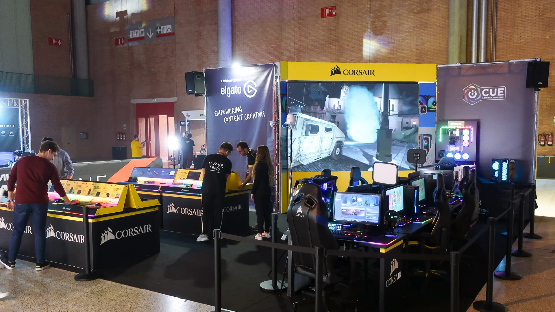 Stand Corsair en DreamHack Sevilla 2019 by Future Works