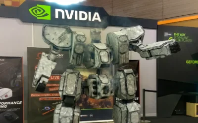 Robot de NVIDIA en GAMEPOLIS by Future Works