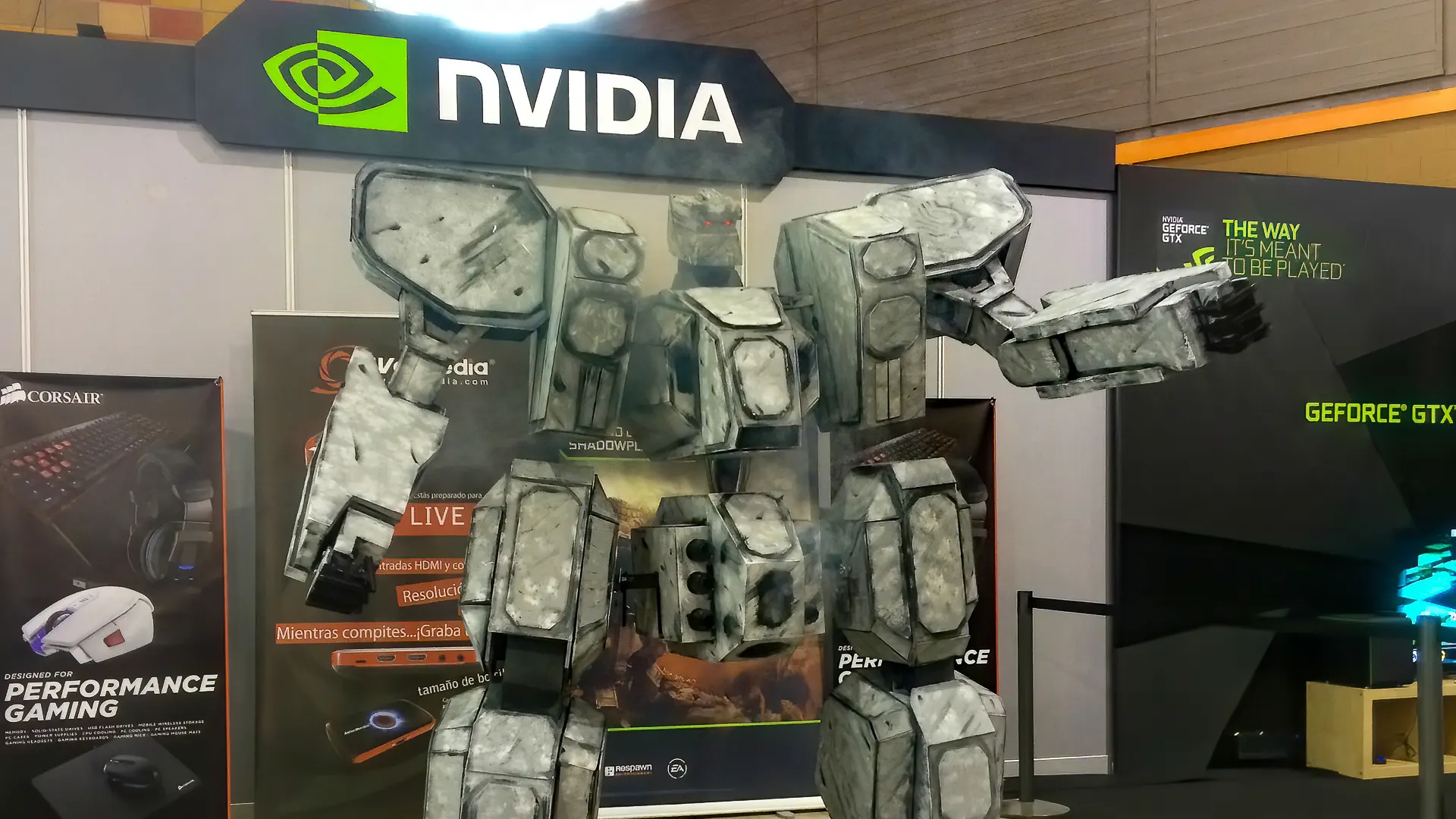 Robot de NVIDIA en GAMEPOLIS by Future Works