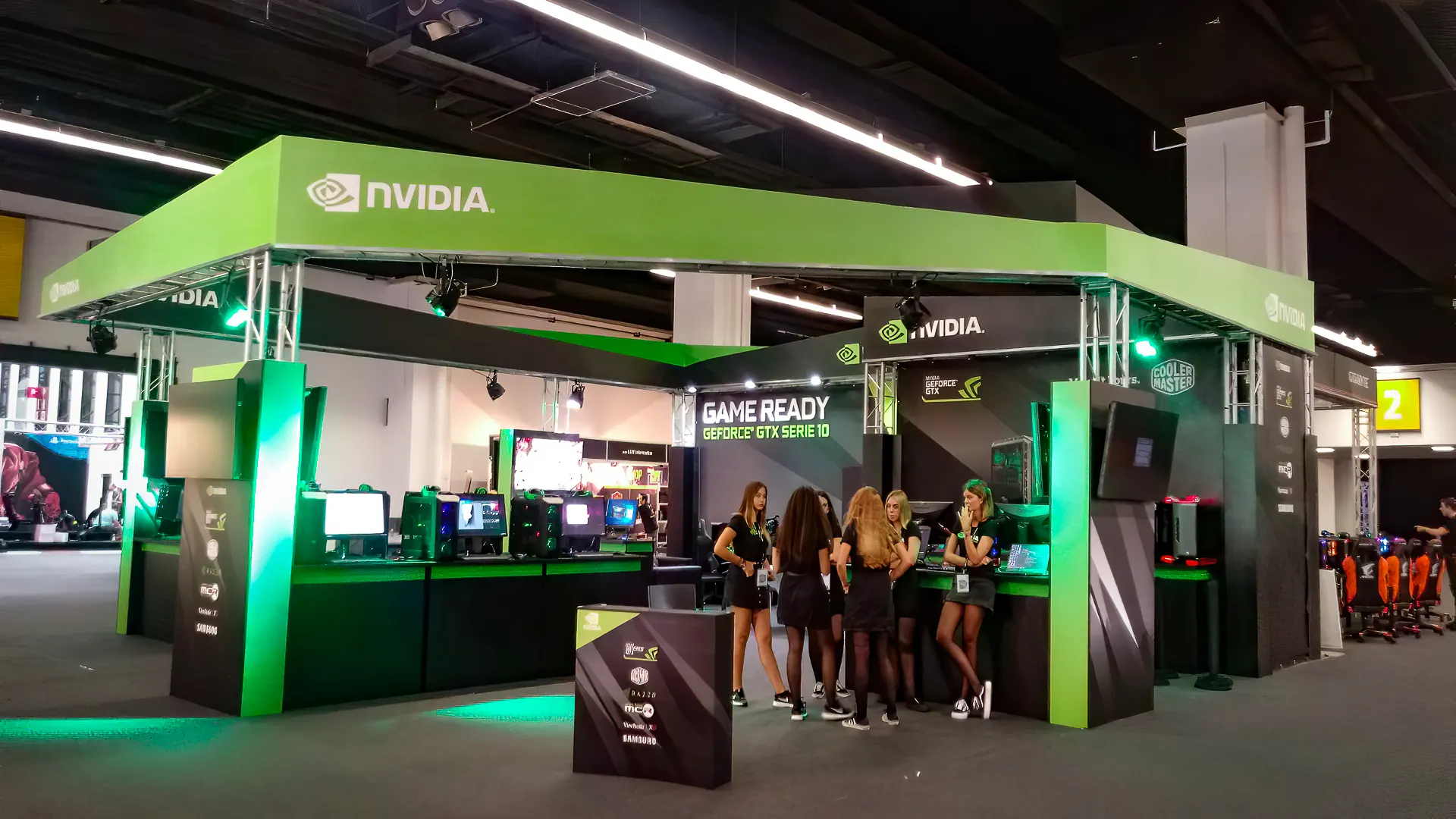 Stand de NVIDIA en Barcelona Games World by Future Works